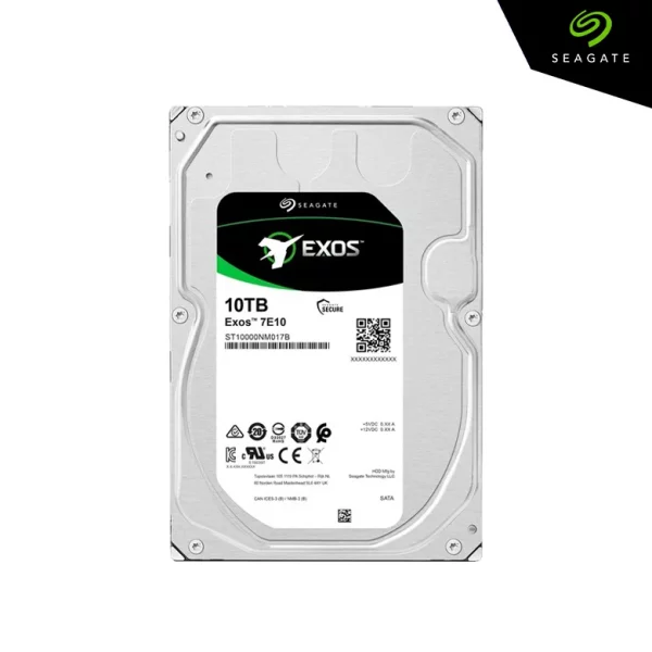 Seagte Disque Dur HDD D’entreprise 10 To EXOS 7E10 - ST10000NM017B