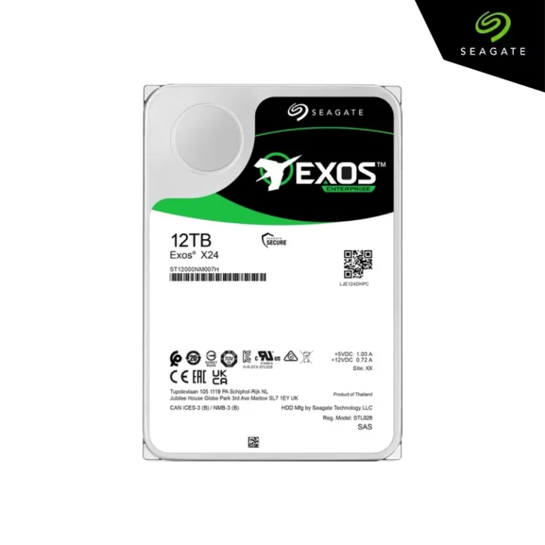 Seagate Exos X24 ST12000NM007H disque dur Enterprise