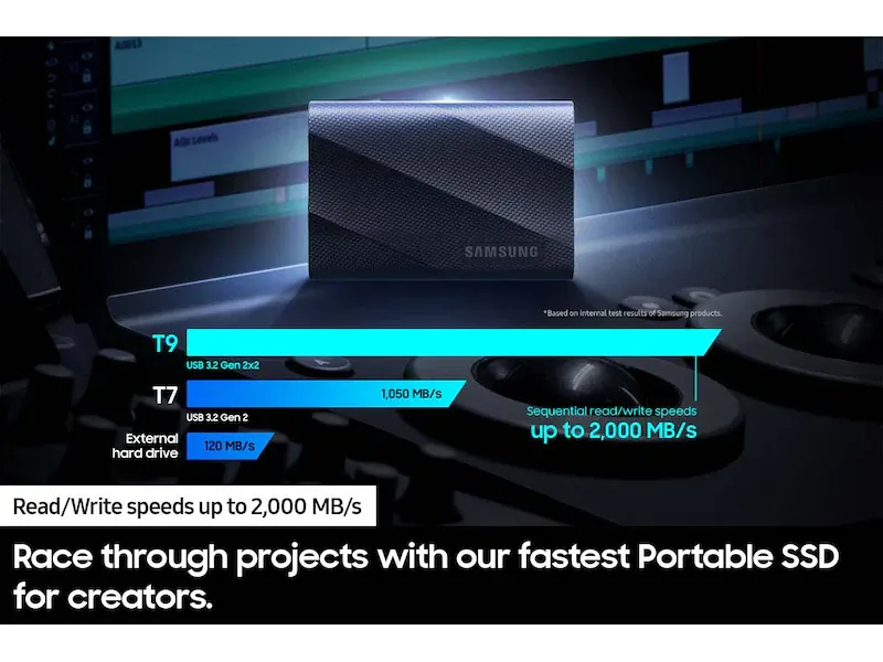 Samsung Portable SSD T9 1 To MU-PG1T0B